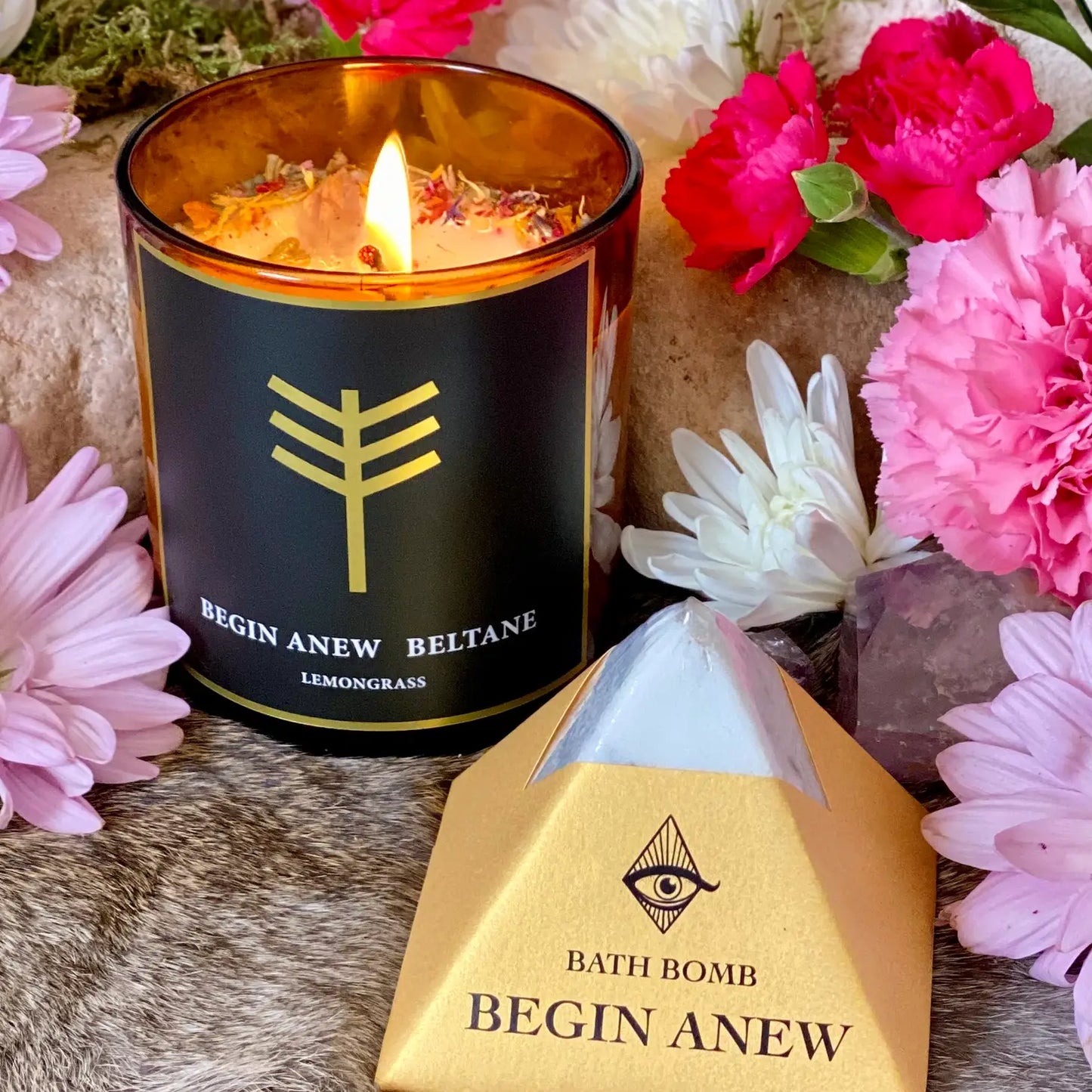 BEGIN ANEW | BELTANE BATH BOMB