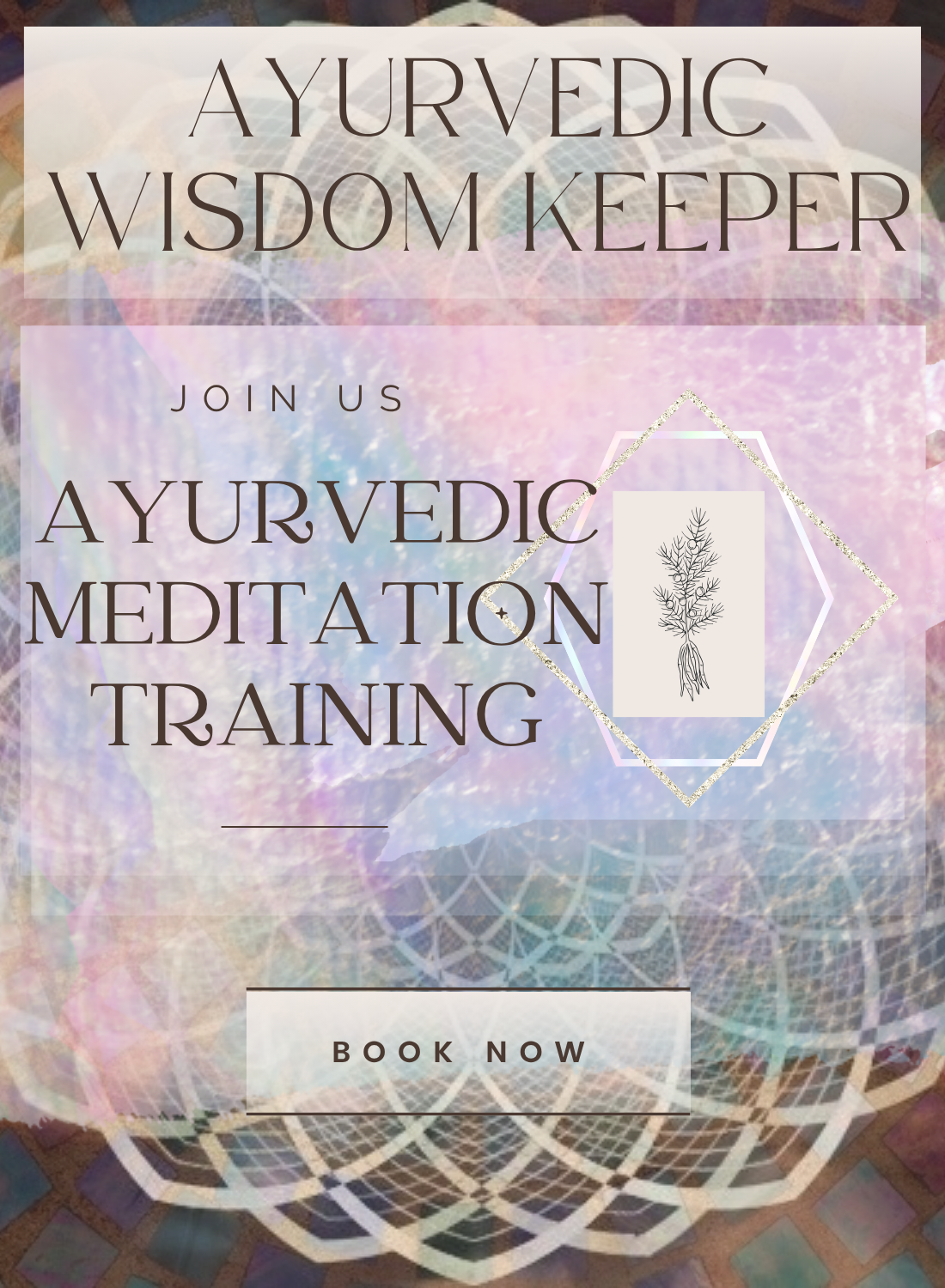 AYURVEDIC MEDITATION TRAINING WORKSHOP