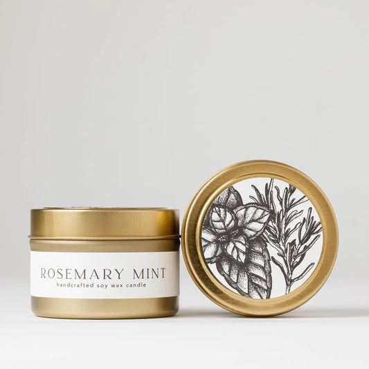 ROSEMARY MINT | TIN SOY CANDLE