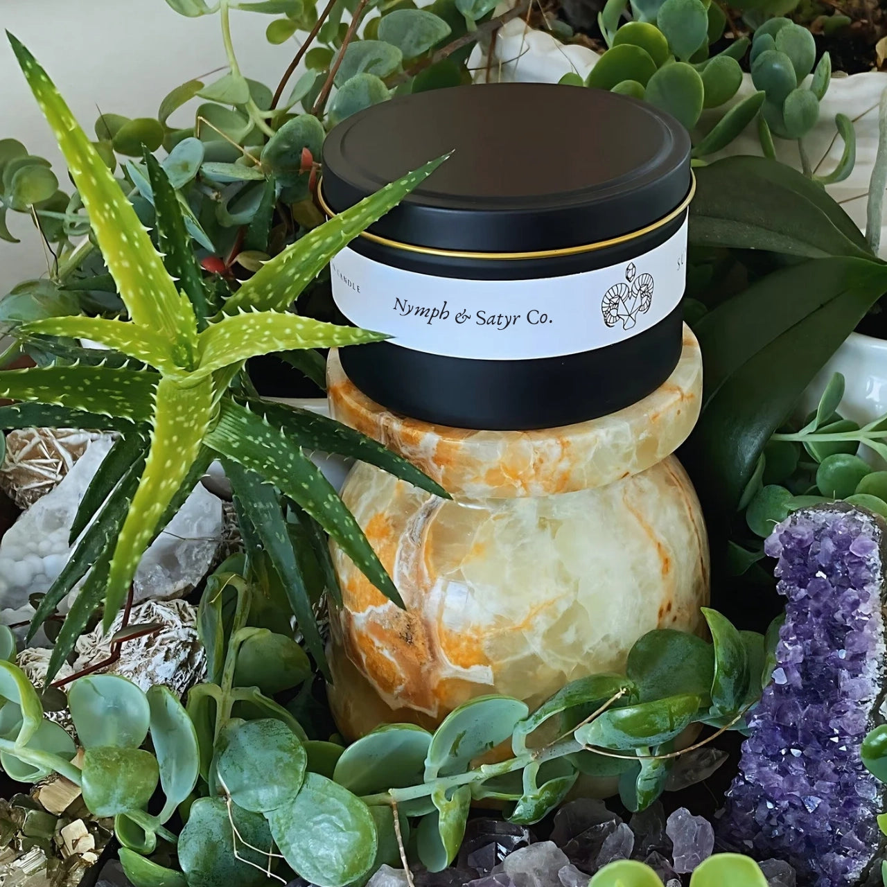 NEW BEGINNINGS | CRYSTAL CANDLE