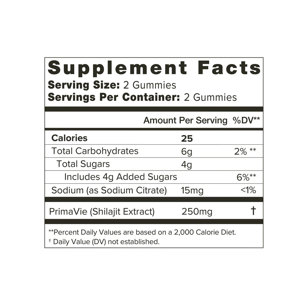 SHILAGIT GUMMIES | ORGANIFI