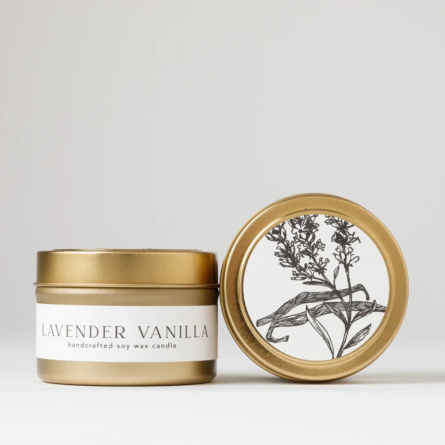 LAVENDER VANILLA | TIN SOY CANDLE