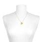DOUBLE LOTUS PENDANT NECKLACE