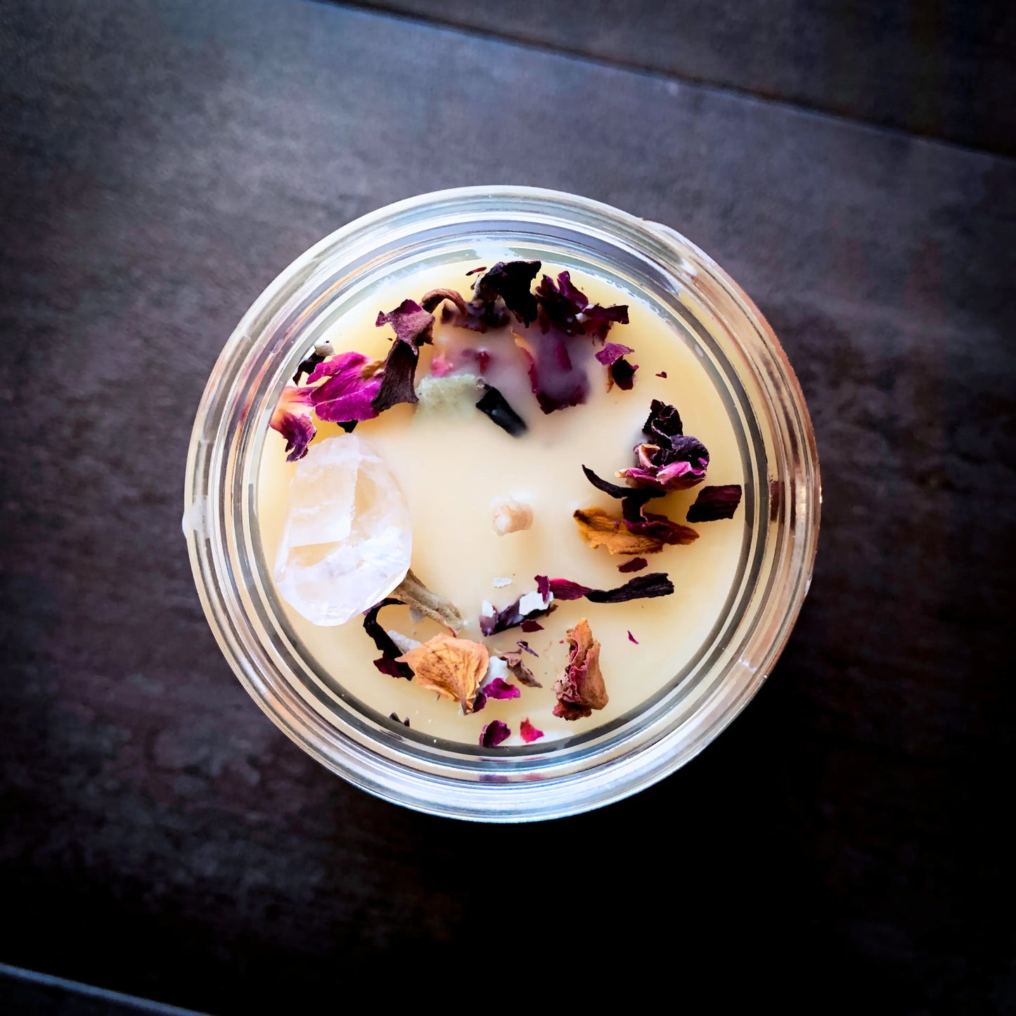 WILD ROSE | HERB + CRYSTAL INFUSED RITUAL CANDLE