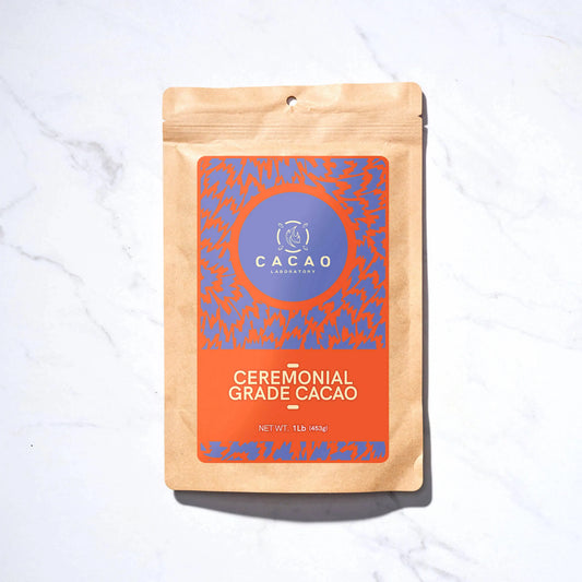 CEREMONIAL CACAO— 100% Cacao Pouch (1 lb - granulated)